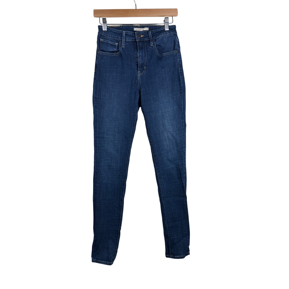 Levi's Women's 721 High Rise Skinny Jeans size 27 Blue Denim
